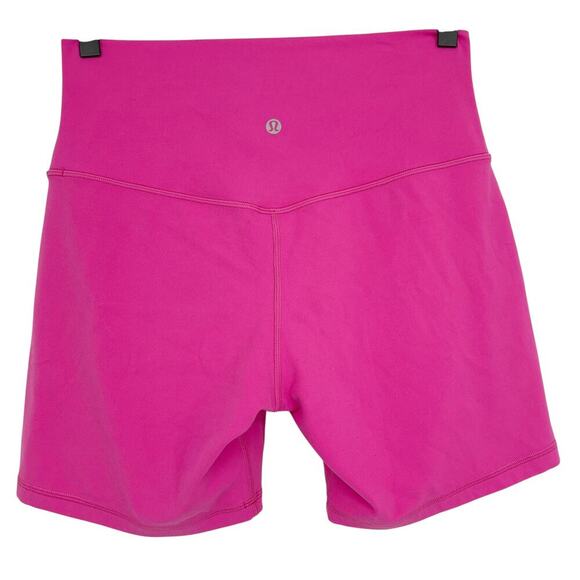Lululemon Align High-Rise Short 6″ Nulu Hot Pink Size 10 Sonic Pink - Picture 8 of 10